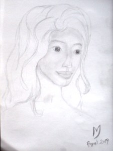 Skizze / Portrait von Eske